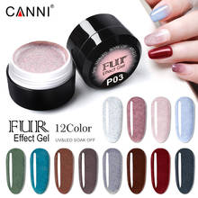 91211 CANNI Fur Effect Gel Lacquer Varnish 5ml Jar Nail Art Painting Gel Manicure Professional UV LED Soak Off Nail Gel Polish 2024 - buy cheap