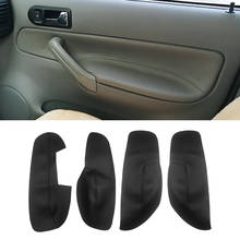 LHD For VW Jetta Bora 2002 2003 2004 2005 2006 Car Door Handle Armrest Panel Microfiber Leather Cover Protective Trim 2024 - buy cheap