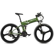 Высокое качество 26 дюймов складной электрический велосипед 36В 500 Вт 12.8AH Скрытая литиевая батарея 27 скоростей MTB Elextric горный скутер 2024 - купить недорого