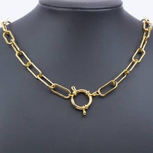 100% Stainless Steel Heavy Duty Chain Necklace For Women Gold/Silver Color Metal Chunky Chain Choker Necklaces 2024 - buy cheap