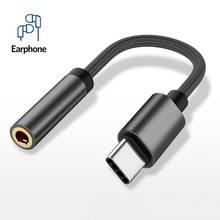 USB C AUX аудио кабель Тип C к 3,5 наушников адаптер 3,5 мм разъем преобразователь для Samsung S9 Huawei P20 USB C адаптер для мобильного телефона 2024 - купить недорого
