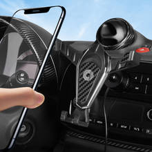 Car dashboard mobile phone holder charging holder navigation bracket Air outlet bracket For Smart 453 451 Fortwo Forfour 2024 - buy cheap
