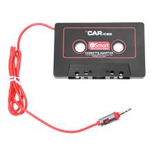 Adaptador de cinta de casete estéreo para coche o Systems, conector de 3,5mm para reproductor de CD AUX MP3 de teléfono móvil, para camión, furgoneta, Color negro 2024 - compra barato