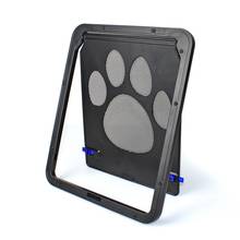 Porta de segurança com tampa para gatos, porta de segurança com tampa magnética para cães, gatos e pequenos, suprimentos para cães 2024 - compre barato