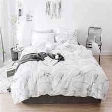 Conjunto de edredon 45 cama 100% algodão, roupa de cama queen king capa de travesseiro tecido 2024 - compre barato