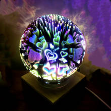 Lámpara de luna de cristal 3D, lámpara de mesa LED de proyección, lámpara de escritorio romántica para dormitorio, cúpula de cristal para luz de Navidad 2024 - compra barato