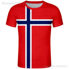 NORWAY t shirt diy free custom made name number nor t-shirt nation flag norge norwegian kingdom country print photo text clothes 2024 - buy cheap