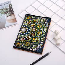 DIY Mandala Special Shaped Diamond Embroidery 50 Pages A5 Diamond Painting Notebook Cross Stitch A5 Notebook Diary Book 2024 - buy cheap