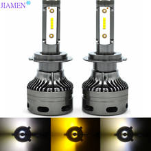 Fuxuan-lâmpadas led para farol de carro, lâmpadas para automóveis, 72w, 3000 lm, 4300k, 6000k, h7, h1, h11, h8, hb4, d2, h3, hb3 2024 - compre barato