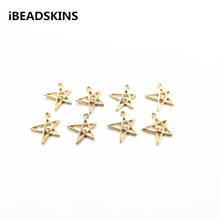 New arrival! 17x15mm 50pcs Rhinestone Star shape charm/Connectors for Jewelry/Earring Accessories/Earring parts DIY 2024 - buy cheap