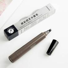 3D Microblading Eyebrow Tattoo Pen 4 Fork Tips Fine Sketch Natural Liquid Eyebrow Pencil Waterproof Tattoo Eye Brow TSLM2 2024 - buy cheap