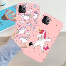 Soft TPU Pattern Matte Case For iPhone 11 Pro 6 6S 7 8 Plus X 5 5S SE XS Max XR Cute Cartoon unicorn Back Cover For iPhone 11 2024 - buy cheap