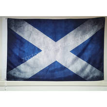 Bandera antigua de Escocia, bandera Retro de 3x5 pies, 150x90cm, pancarta personalizada, agujeros de Metal de latón 2024 - compra barato