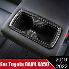 ABS Car Interior Rear Center Armrest Water Cup Frame Cushion Trim For Toyota RAV4 XA50 2019 2020 2021 2022 RAV 4 MK5 Accessories 2024 - buy cheap