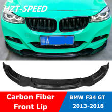 Alerón difusor de parachoques delantero de coche, accesorio de fibra de carbono F34 para BMW Serie 3, F34, GT M Sport, 2013 - 2018 2024 - compra barato