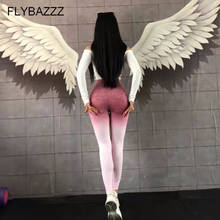 Sexy Rainbow Gradient Seamless Leggings High Waist Tummy Control Squant Jogging Women Fitness Sport Stretchy Yoga Pants Leggings 2024 - buy cheap