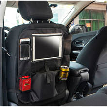 Faroot-bolsa colgante para asiento trasero de coche, soporte de almacenamiento para Tablet, Ipad, Interior, impermeable, tela Oxford, PVC 2024 - compra barato