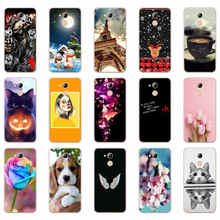 For Huawei Honor 6C Pro Case Silicone Cover  Case for Huawei Honor 6C Pro Soft TPU Cover Cute Cat Flower Fundas Coque 2024 - buy cheap