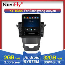 Navegação gps automotiva 4g ips dsp 9.7 "android., para ssangyong, korando actyon 2014 2015, rádio estéreo, câmera dvr, mirrorlink e bt. 2024 - compre barato