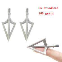 3pcs Archery Arrowbroad Broadhead 3 blade 100gr for Compound Traditional Recurve bow Shooting 2024 - buy cheap