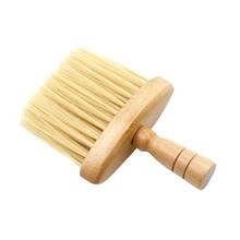 Cepillo de pelo con mango de madera, cepillo de limpieza de peluquero para el hogar y salón, cepillo suave profesional, herramientas de peinado del cabello 2024 - compra barato
