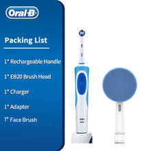 Oral B-cepillo de dientes eléctrico para adultos, recargable, compra gratis, lavable, Blanqueador 2024 - compra barato