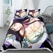 Anime Overlord Home Textile Pillow Case 3D Bed Linen Duvet Covers Kids Comforter Bedding Sets Bed Set Home Decor Bedding 2024 - buy cheap