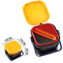 Compartments Fishing Lure Earthworm Worm Lure Storage Case Fishing Tackle Box Lure Redworm Box 2024 - buy cheap