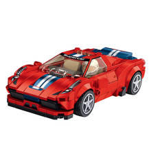 Speed Champions 458 Speciale A MOC Racing Sports Vehicle Car Supercar Building Blocks Kit Bricks Classic Model Kids Toys Gift 2024 - buy cheap