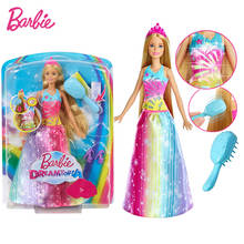 Original Brand Barbie Dolls Rainbow Lights Mermaid Doll Feature Mermaid  Doll The Girl A Birthday Present Girl Toys Gift Boneca 2024 - buy cheap