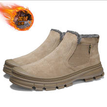Casual High Help Men Boots Outdoor Comfortable Male Shoes New Style Winter Warm Ankle Mens Snow Boots Bota Para Hombre Big Size 2024 - buy cheap