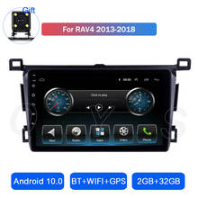 Navegador GPS con pantalla grande y Android 10, autorradio estéreo con Audio y vídeo, unidad principal BT para Toyota RAV4 2013, 2014, 2015, 2016, 2017, 2018 2024 - compra barato