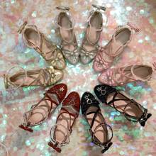 Zapatos de Lolita gótica japonesa para mujer, calzado de tacón medio, Kawaii, Loli Cos, Retro, gótico, Anime 2024 - compra barato