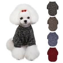 Одежда для собак, маленький и средний свитер для собаки для кошки, одежда для домашних животных, кошки чихуахуа, теплая куртка для собаки, осенне-зимний свитер, пальто для щенка 2024 - купить недорого