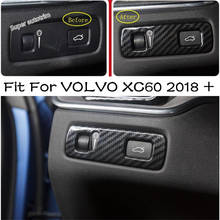 Lapetus acessórios frente cabeça luzes/tronco traseiro porta da bagageira interruptores botão painel capa guarnição para volvo xc60 2018 - 2021 abs 2024 - compre barato