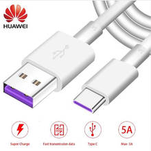 Original Huawei 5A USB Type C Cable for P30 P20 Pro Mate 30 20 RS 10 Pro P10 Plus USB 3.1 Type-C Supercharge Super Charger Cable 2024 - buy cheap