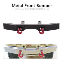 Front Bumper Metal with Tow Trailer Hitch for WPL B14 B24 B16 B36 RC Truck RC Crawler Off-road Semi-truck 2024 - buy cheap