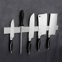 Para facas de cozinha acessórios organizador rack armazenamento de parede gancho prata 304 aço inoxidável 1 pc titular faca magnética 2024 - compre barato