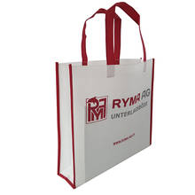 Wholesales 500pcs/Lot Reusable Non Woven Shopping Tote Bag Advertising Fabric Bag with Your Own Logo 2024 - buy cheap