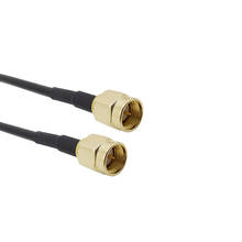5Pcs RG174 SMA Male Plug To SMA Male Plug Connector Nut Bulkhead WIFI Antenna Extension Coax Jumper cable 7/10/15/20/30/50cm 2024 - buy cheap