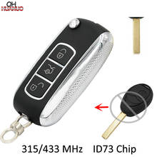 Upgraded Folding Remote Key Fob for BMW Mini Rover 75 2002-2005 315mhz/433MHZ ID73 Chip 2024 - buy cheap