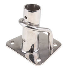 Marine Stainless Steel Handrail Flagpole Fitting 1 inch/25mm for Boat Deck 2024 - buy cheap