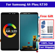 Super AMOLED For Samsung Galaxy A8 Plus 2018 A730 LCD Display With Touch Screen Digitizer Assembly Black Free Shipping 2024 - buy cheap
