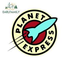 EARLFAMILY 13cm x 12.2cm for Planet Express Personality Car Stickers Vinyl Wall Laptop Decals JDM Auto Car Assessoires 2024 - buy cheap