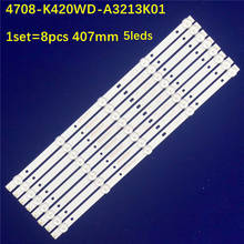 80PCS/lot LED Strip for 43PFT4001 43PFT6100S 43PHT4001 43PFF5459 42PUF6052 TH-43C500C K420WD7 4708-K420WD-A3213K01 2024 - buy cheap