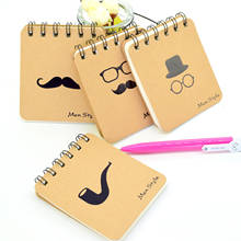 8 Pcs Hot Stamping Weather Beard Coil Pocket Mini Portable Notepad Student Stationery Office Prize Wholesale 2024 - buy cheap