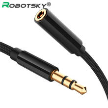 0.5m/1m/1.8m/3m/5m AUX Cable 3.5mm Audio Extension Cable Jack Male to Female Headphone Cable for Car Earphone Speaker 2024 - купить недорого