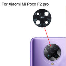 Высокое качество для Xiaomi mi Poco F2 pro задняя камера стекло объектива тест хорошо подходит для Xiaomi mi Poco F 2 pro части F2pro 2024 - купить недорого