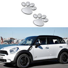 2pcs Car Sticker Cool Design Paw 3D Animal Dog Cat Bear Foot Prints Footprint for SsangYong Actyon Turismo Rodius Rexton Korando 2024 - buy cheap