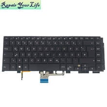 Teclado para portátil ASUS UX530 UX530UX UX530UQ UX550 UX580 GR GE, accesorios de NSK-WK1BU con retroiluminación Negra alemana 2024 - compra barato